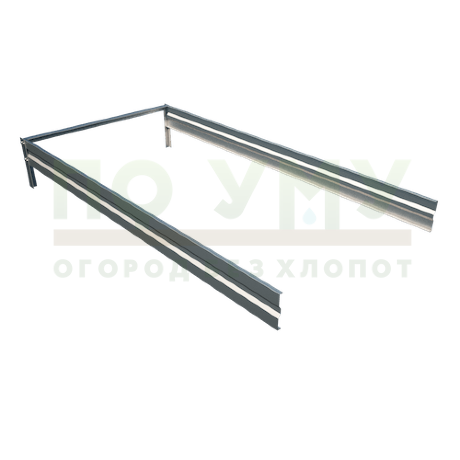 Вставка-удлинение 2,0 м, для грядки оцинкованной высота 15 см в Калуге