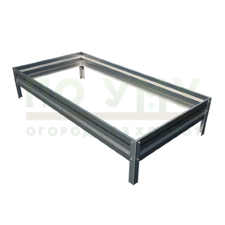 Грядка оцинкованная 0,65х2,0 м, высота 20 см в Калуге