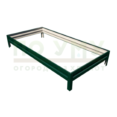 Грядка с полимерным покрытием 0,8х2,0 м, высота 15 см в Калуге