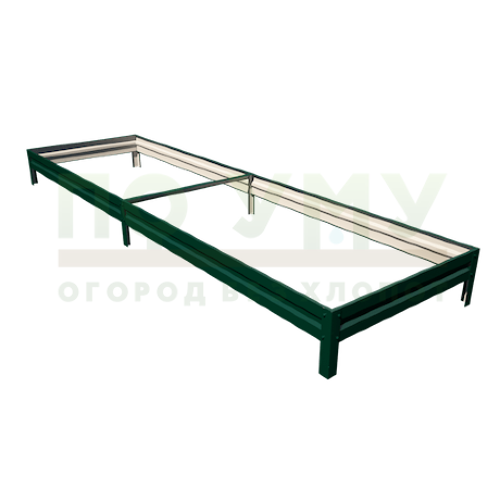 Грядка с полимерным покрытием 1,0х3,0 м, высота 15 см в Калуге