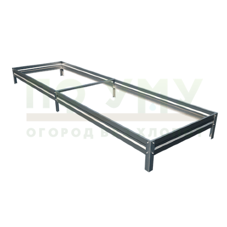 Грядка оцинкованная 0,5х3,0 м, высота 15 см в Калуге